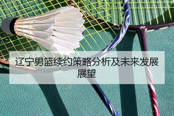 辽宁男篮续约策略分析及未来发展展望